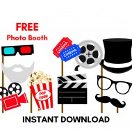 Free Movie Photobooth Props