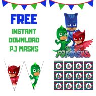 Free PJ Masks Party Printable