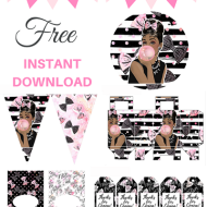 Free-Pink-Tiffany-Party-Package-Instant-download-dark