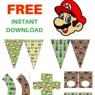 free super mario printable