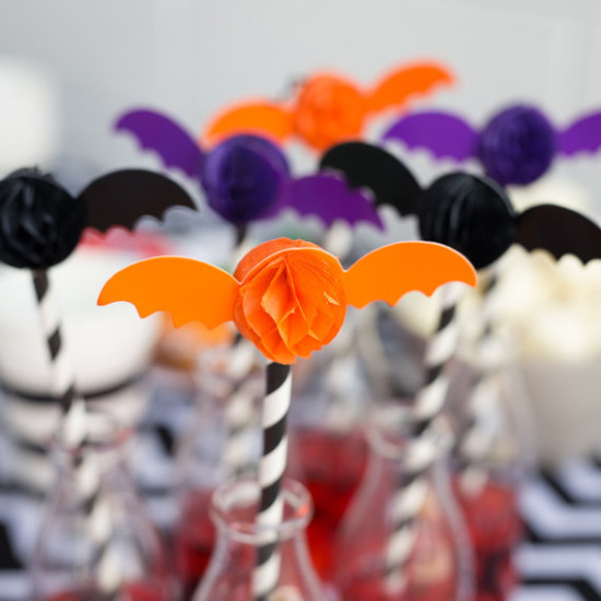 Modern Halloween Party glass toppers