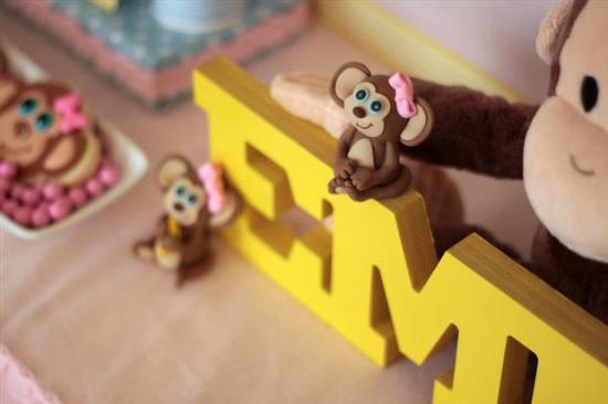 curious george inspired monkey party dessert table ideas, curious emma, decorations