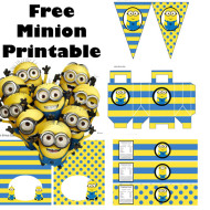 Free Minion Party Pack