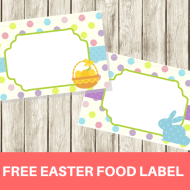 Free Easter Labels