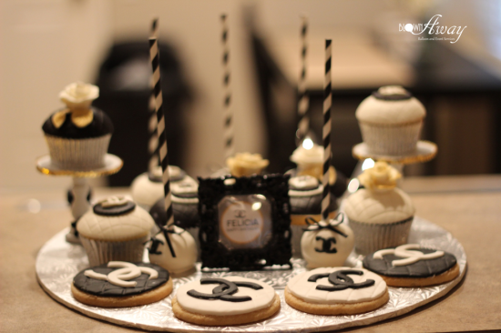 Fabulous and Classy Coco Chanel Party cookies