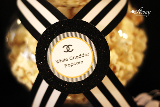 Fabulous and Classy Coco Chanel Party food labels