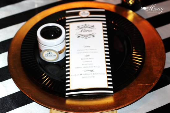 Fabulous and Classy Coco Chanel Party menu