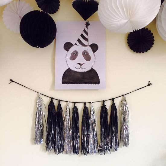 panda-party tassels