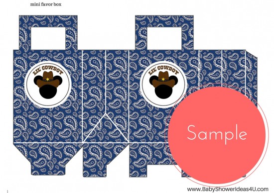 FREE_Cowboy-little-mickey-mouse-printable A4 favor bags