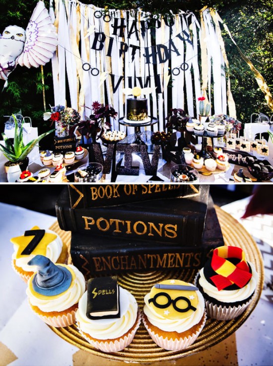 Modern-Harry-Potter-Party-Spells-Potions-Cupcakes