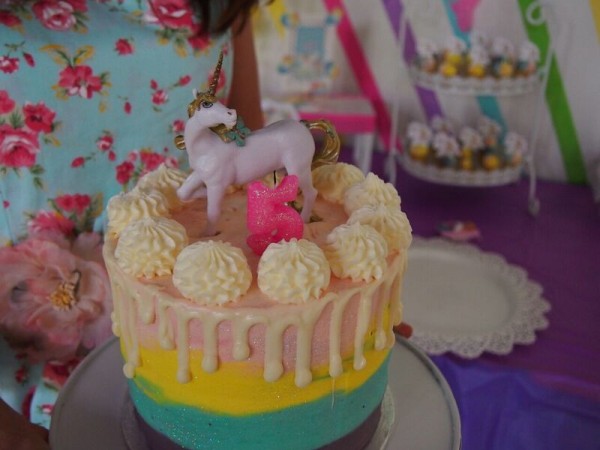 Rainbow-Unicorn-Birthday-Party-Cake