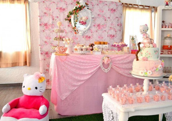 Vintage-Chic-Hello-Kitty-Party-Venue-Decorations