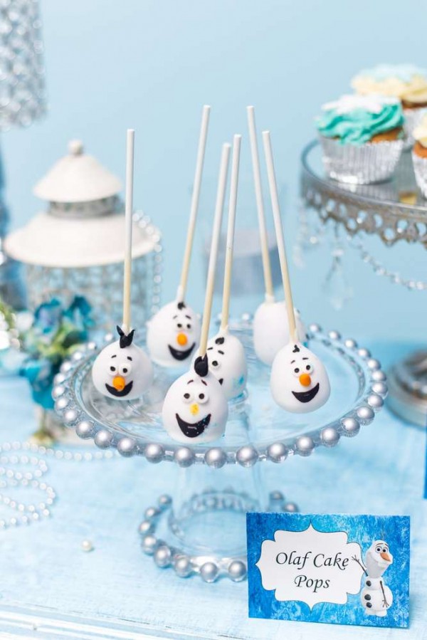 Frozen-Wonderland-Birthday-Party-Olafpops