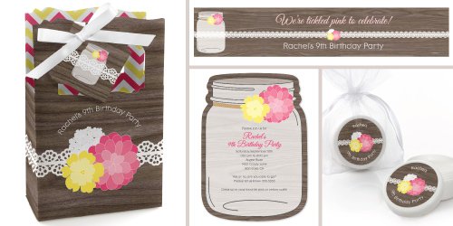 Rustic Floral - Birthday Party Theme