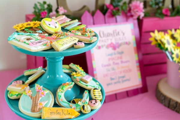 American-Doll-Garden-Birthday-Party-Cookies