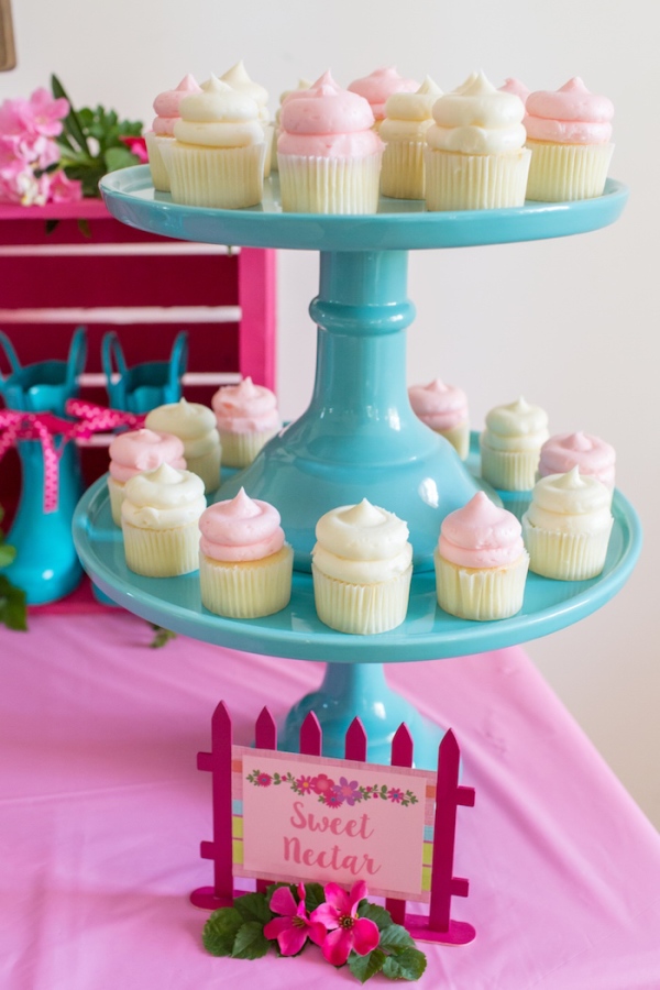 American-Doll-Garden-Birthday-Party-Cupcakes