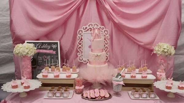 Ballerinas-And-Bows-Birthday-Party-Cake