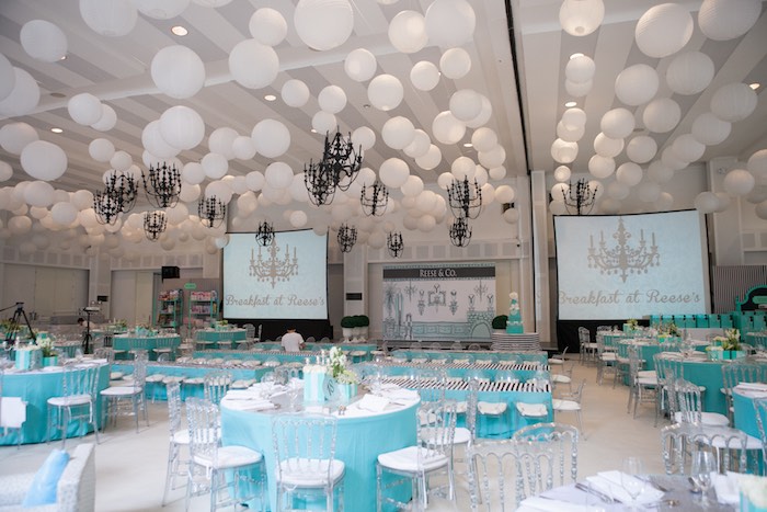 Modern Breakfast At Tiffany S Inspired Birthday Party Birthday