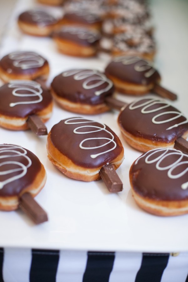 Modern-Breakfast-At-Tiffany’s-Inspired-Birthday-Party-Chocolate-Donuts