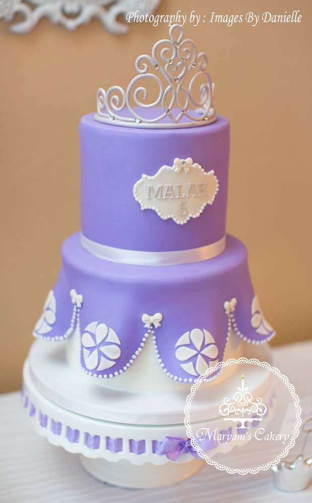 Purple And White Sophia Birthday Party - Birthday Party Ideas for Kids