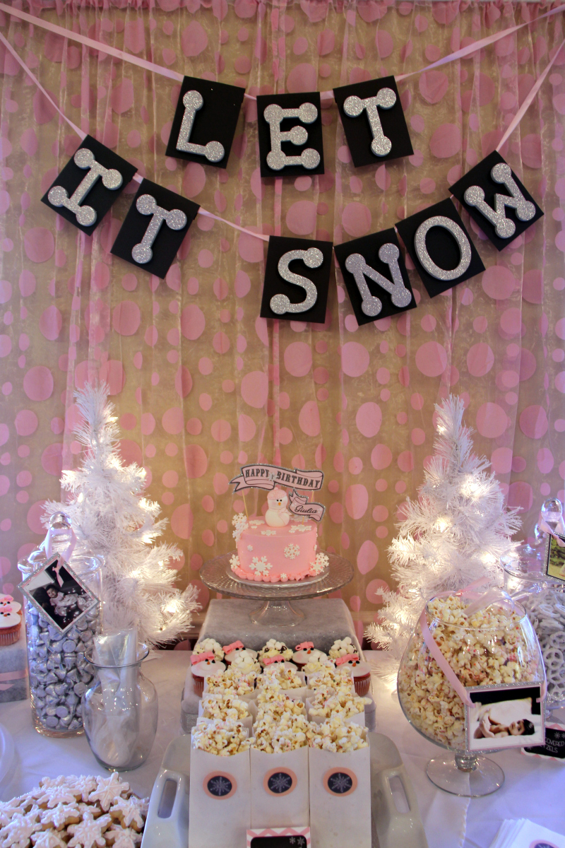 Pink Winter Onederland Birthday - Birthday Party Ideas for Kids