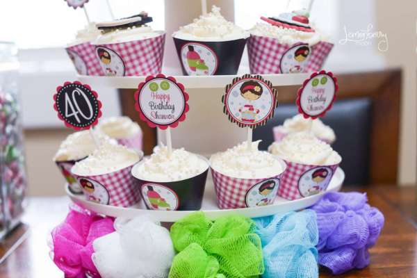 Irresistible-Colorful-Spa-Party-Cupcakes