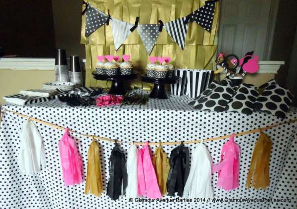Pink-And-Gold-Spa-Birthday-Buffet-Backdrop