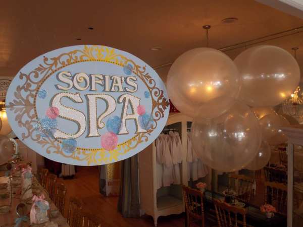 Spa-And-Tea-Time-Birthday-Party-Signage