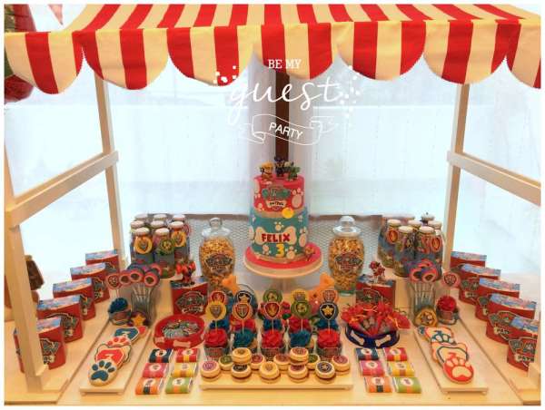 Colorful-Paw-Patrol-Birthday-Party-Dessert-Table