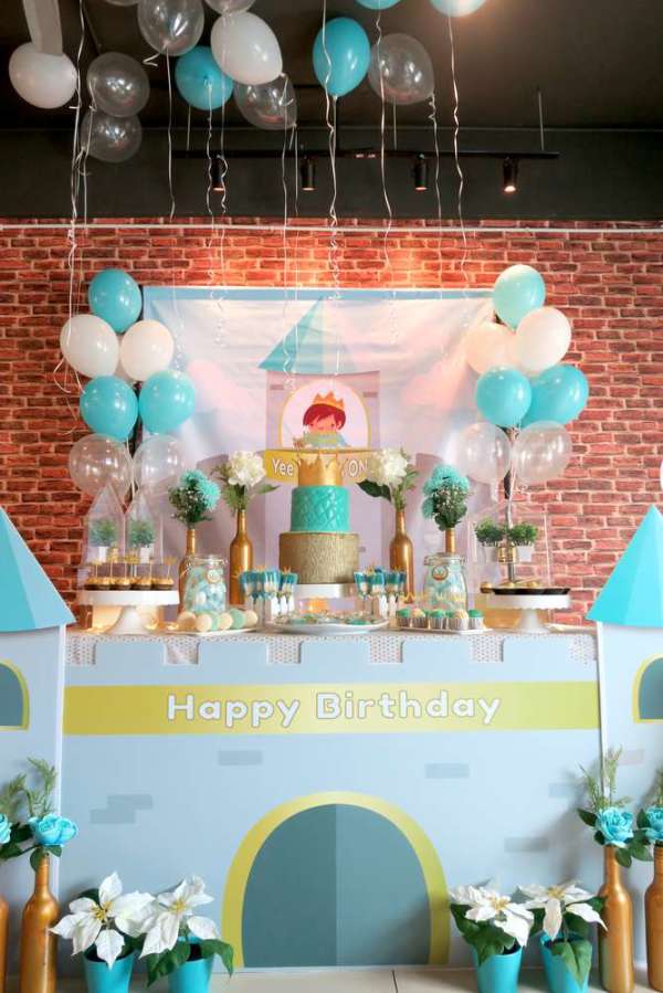Royal Tiffany Inspired Blue and Gold Birthday - Birthday Party Ideas