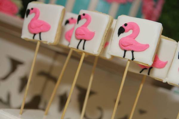 Tropical-Safari-Flamingo -Party-Cookies