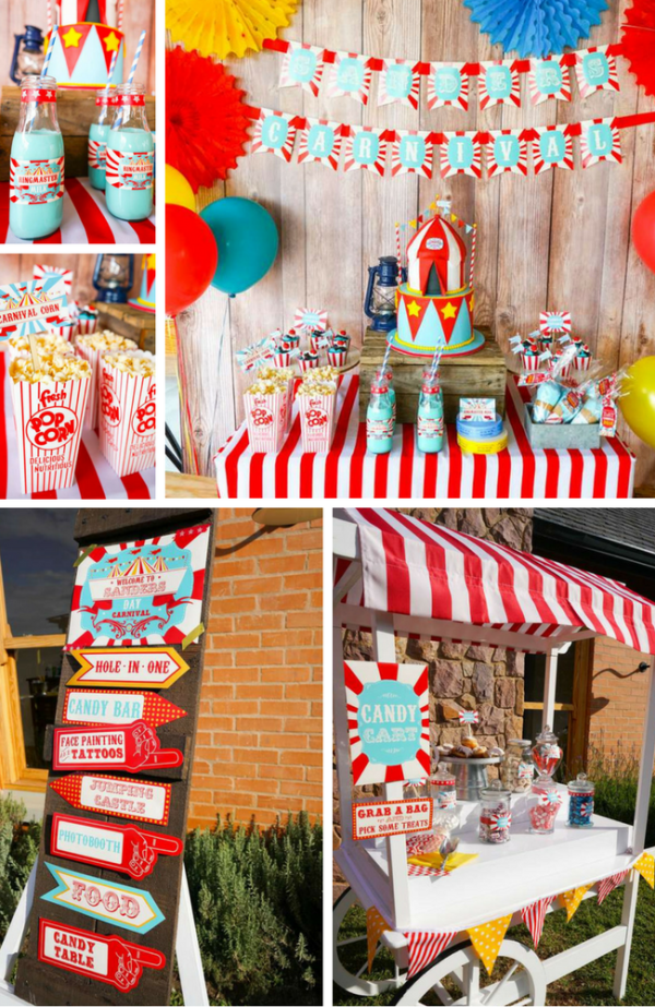 Circus Party Inspirations - Birthday Party Ideas for Kids