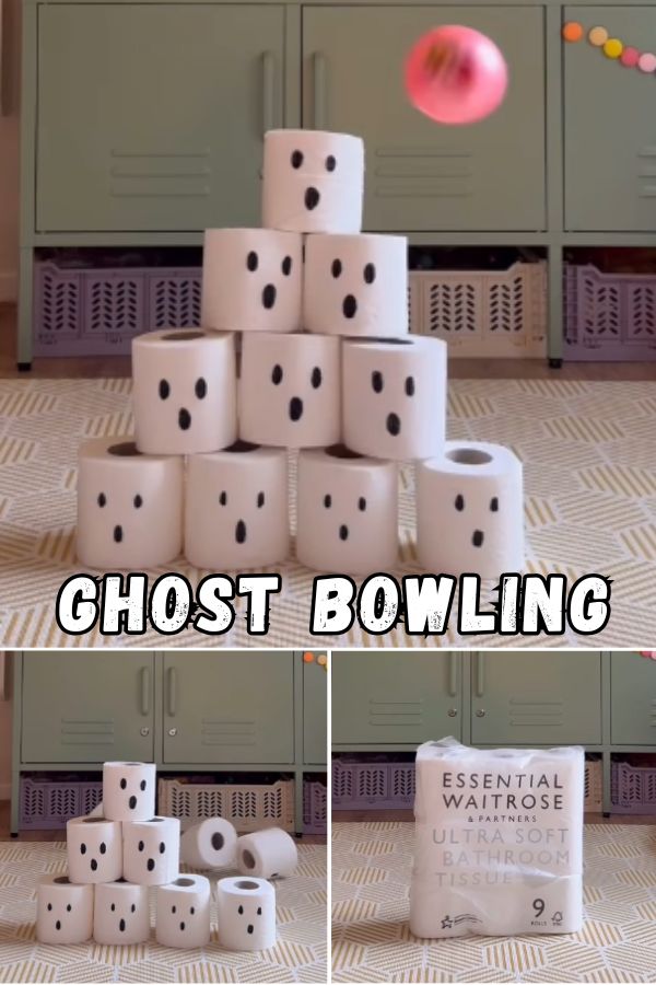 Halloween Ghost bowling Game