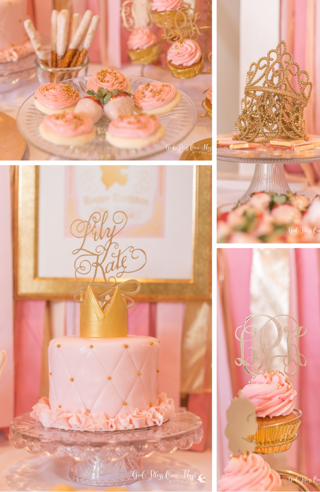Pink and Gold Princess Party