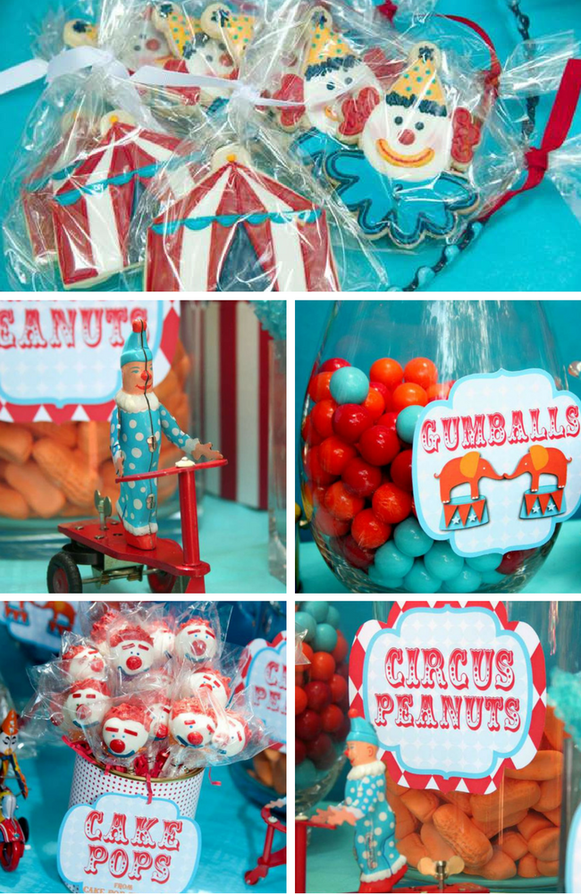 Vintage Circus Party for boys