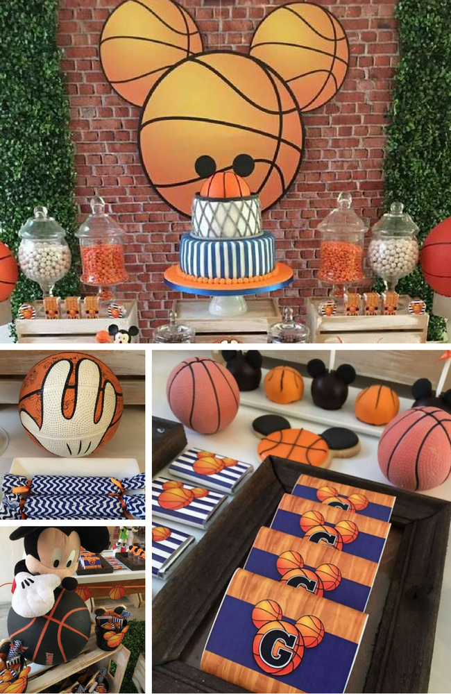 Mickey Basketball Party