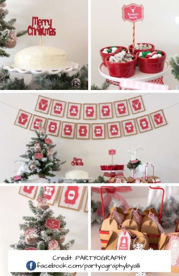 Christmas Party Inspirations - Birthday Party Ideas for Kids