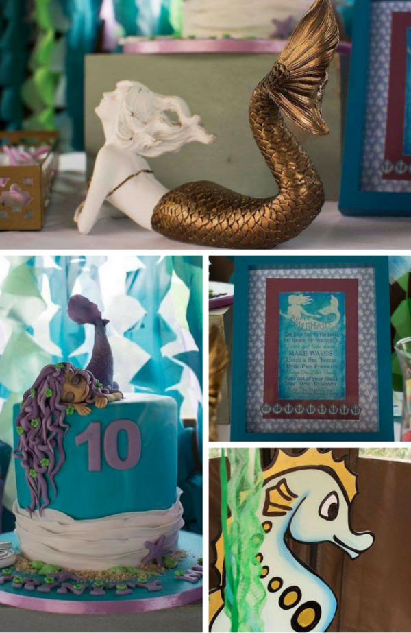 Mermaid Party Inspirations - Birthday Party Ideas for Kids