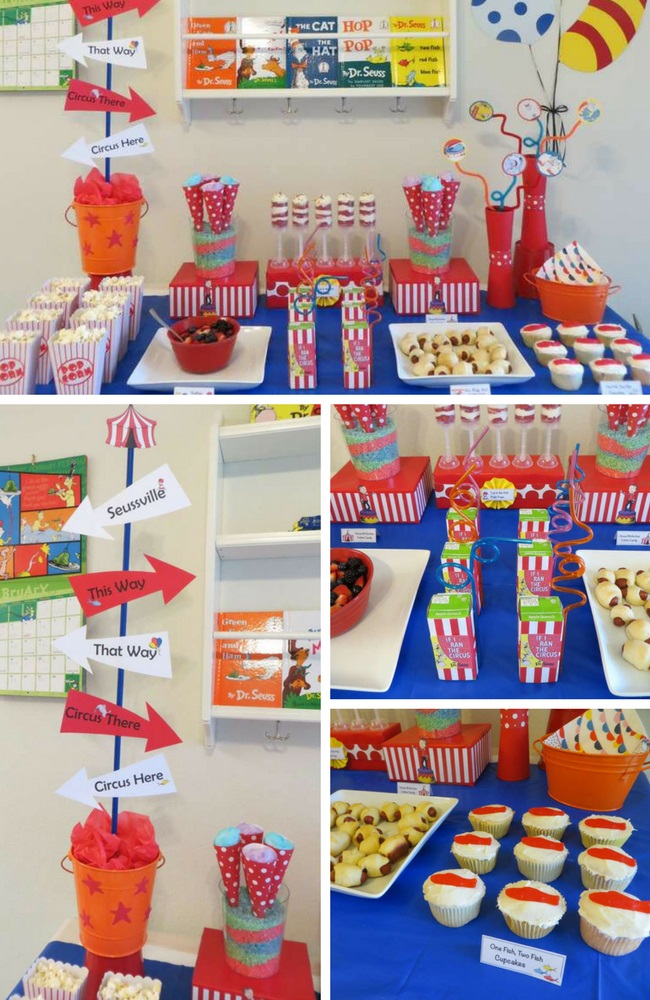 Dr Seuss Party Inspirations - Birthday Party Ideas for Kids