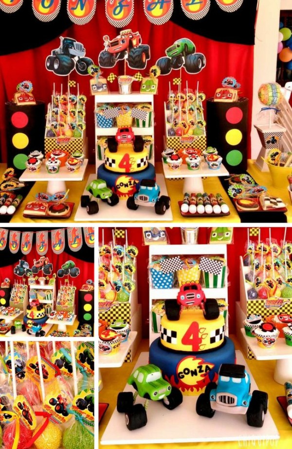 Cars and Trucks Party Inspiration Collection Birthday Party Ideas for