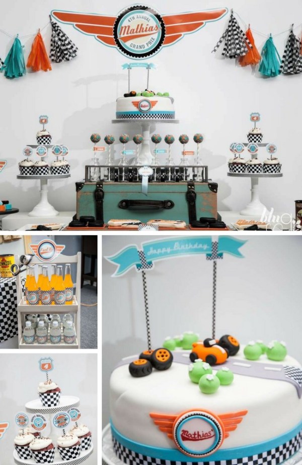 Cars and Trucks Party Inspiration Collection Birthday Party Ideas for