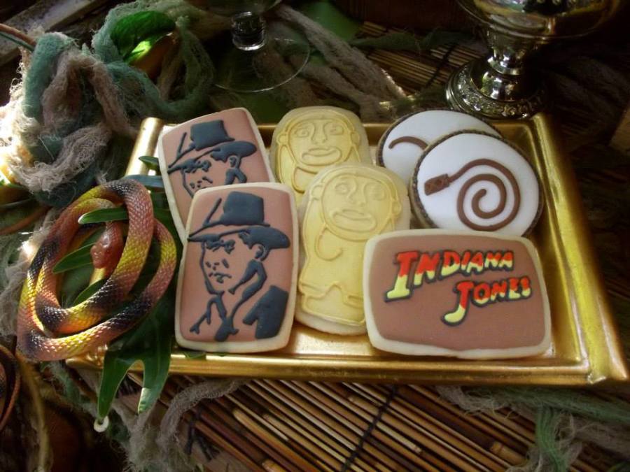 Indiana Jones Party cookies