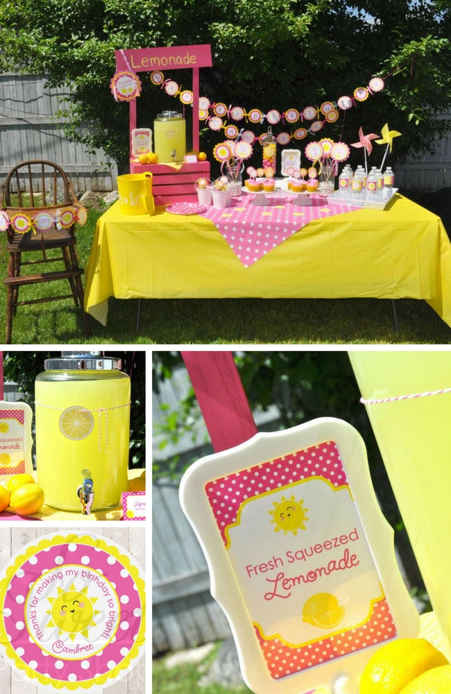 Lemonade-and-Sunshine-Birthday-Party