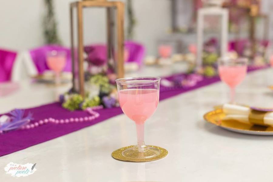 Royal-Princess-Sophia-Birthday-Party-Pink-Drinks