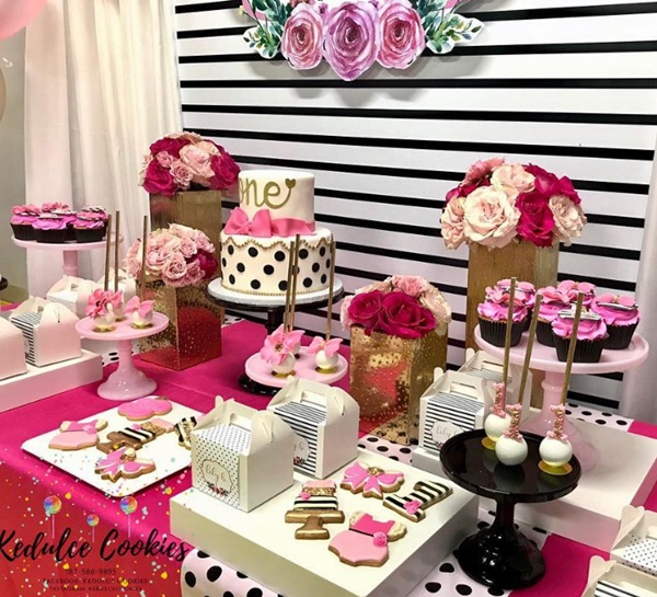 kate spade birthday party decors