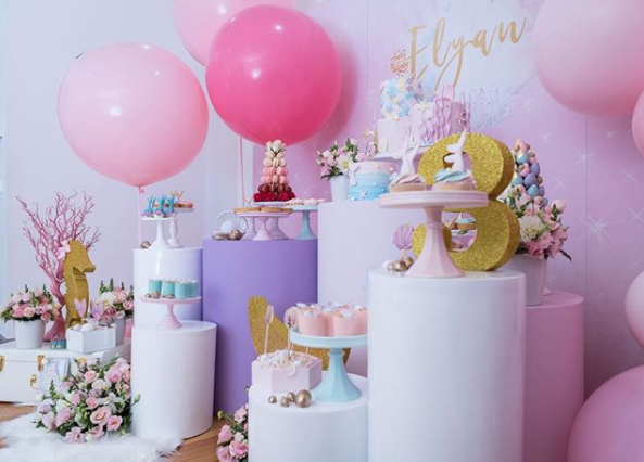 pastel mermaid birthday party decors