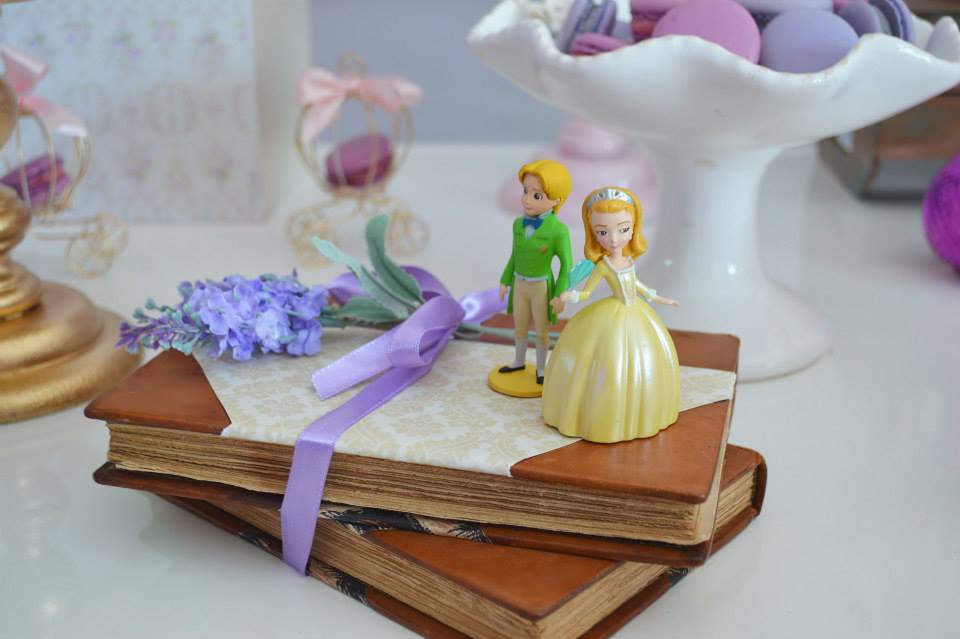 princess sofia party decoration books