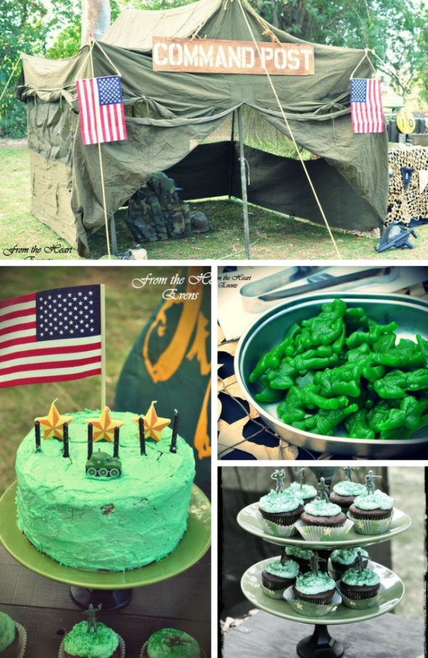 Camo | Military Birthday Inspiration - Birthday Party Ideas for Kids