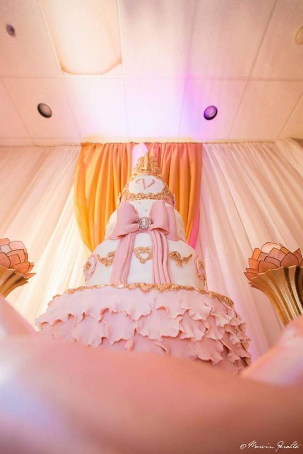 Blush Royal Birthday Celebration cake