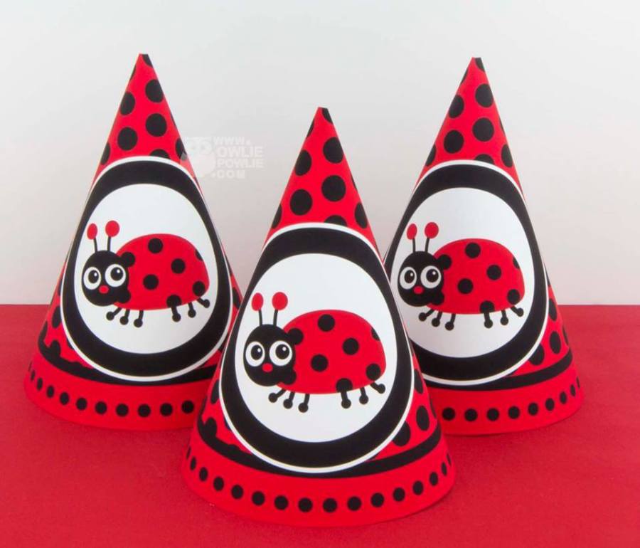 Ladybug-Spots-and-Stripes-Birthday-Party-Hats